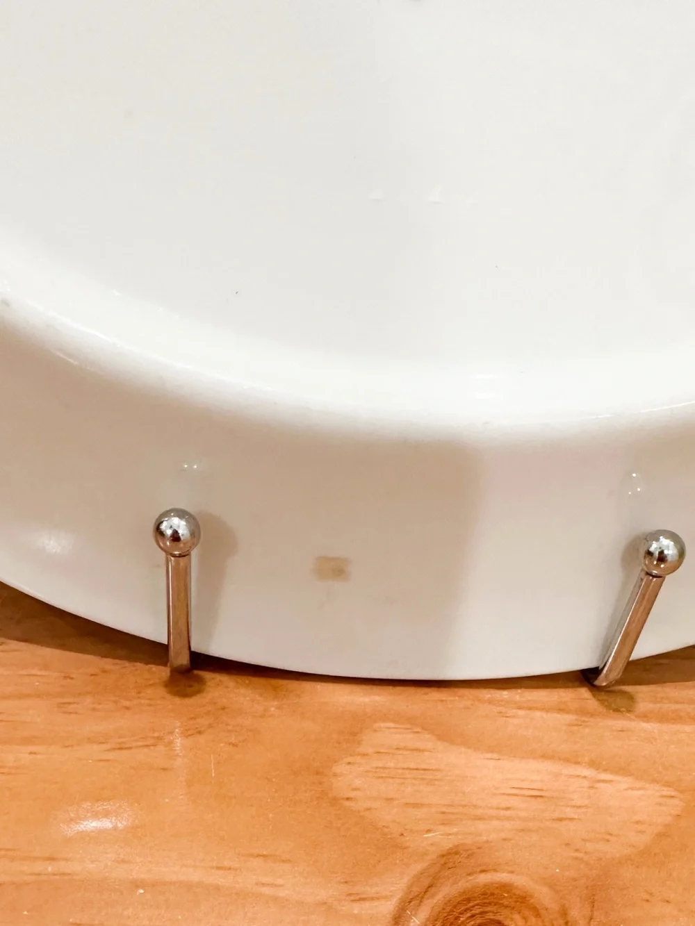 Gold Scroll Ceramic Serving Platter